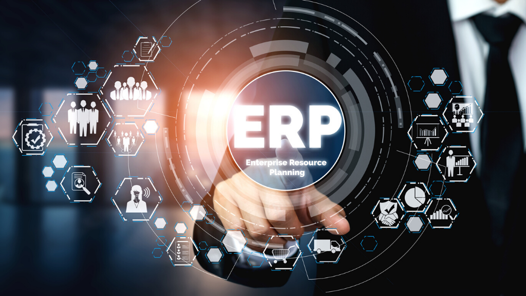 Enterprise Resource Management ERP software system for business