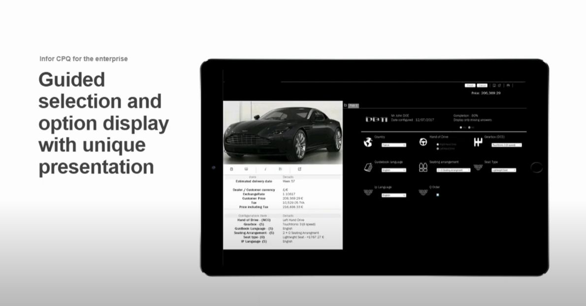 Infor CPQ Webinar